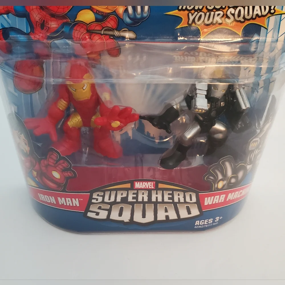 Marvel Super Hero Squad Iron Man & War Machine Figure Set 2019 2-Pk NIB *READ*